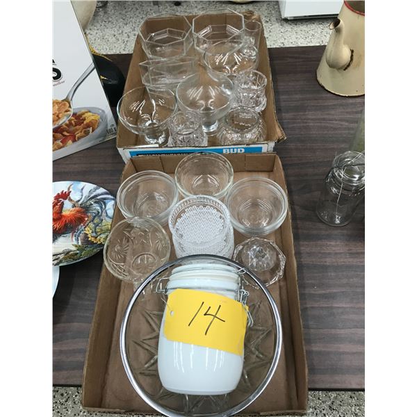 Trays Of Bowls and Cups