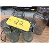 Image 1 : 4- Canning Jars and Holder