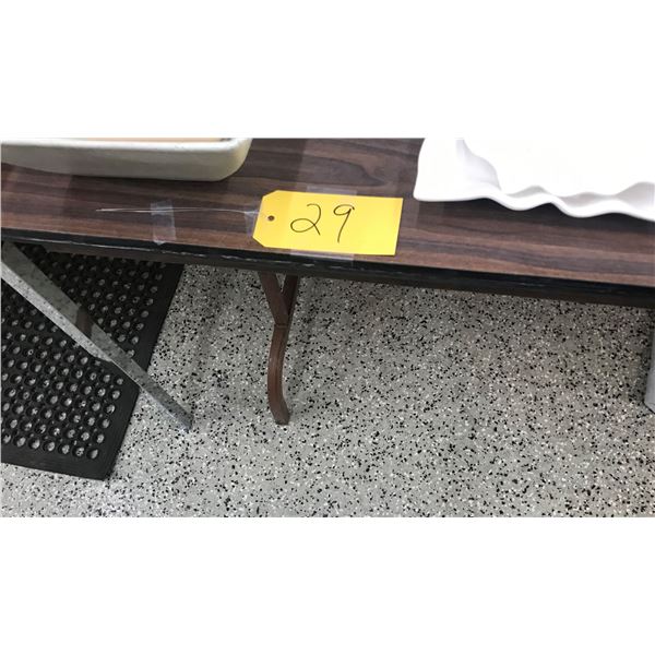 Brown Table, 72" X 30"