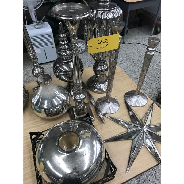 Candle Displays, Star, 12 Pieces