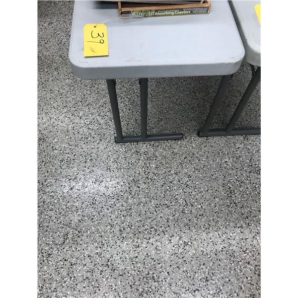 Table Folding Grey, 8 Ft X 18"