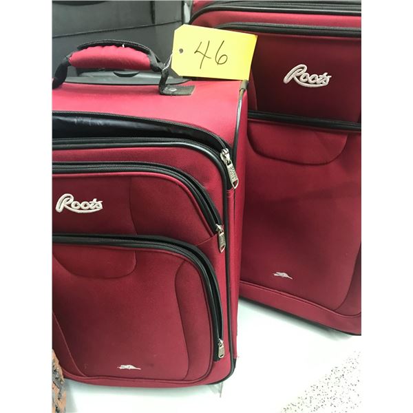 2- Red Suit Cases, Roots (As New)