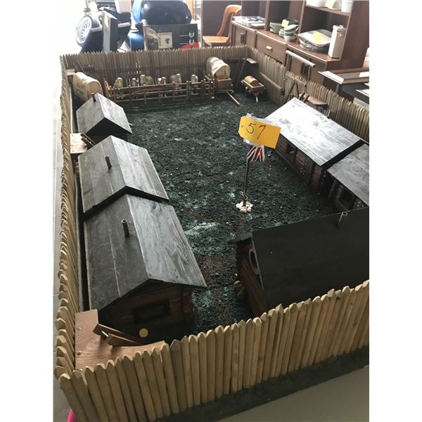 Fort Edmonton Display 72"X42"