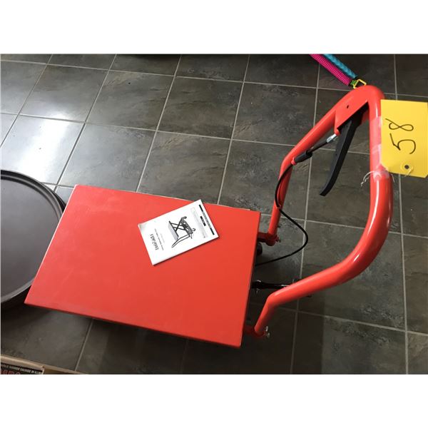 Table Cart (As New), 330 Lbs Blacksmith