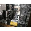 Image 1 : Ice Bucket, Crystal Vase and Various Kitchen Décor (2nd Shelf Left Section of Display Case)