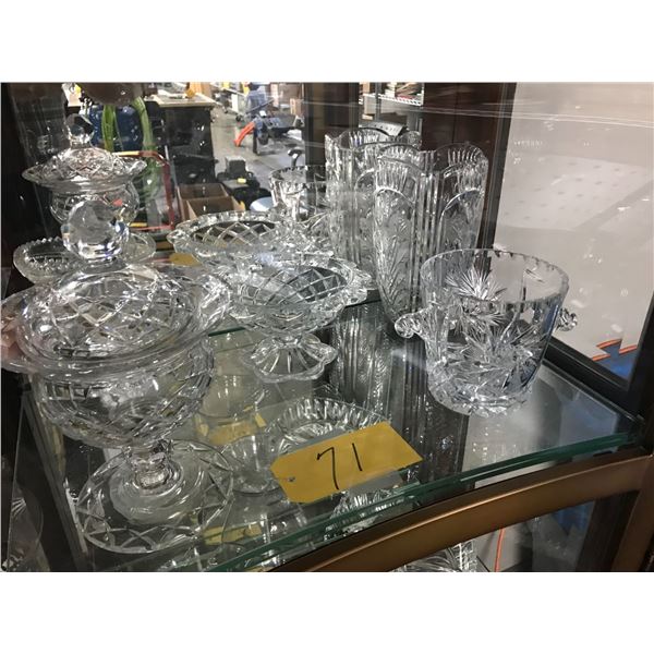 Crystal Glassware (3rd Shelf from Bottom Right Side)