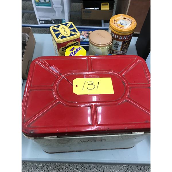 Large Bread Box and 6- Display Box's