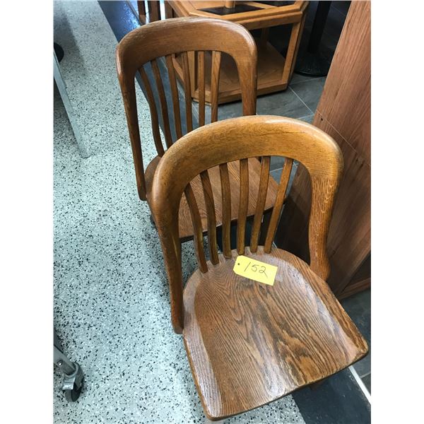 2- Wooden Chairs