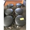 Image 2 : 6- Café Stools, 26" Tall and 14" Tops (Selling all together)