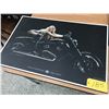 Image 1 : Poster Girl On Motorcycle