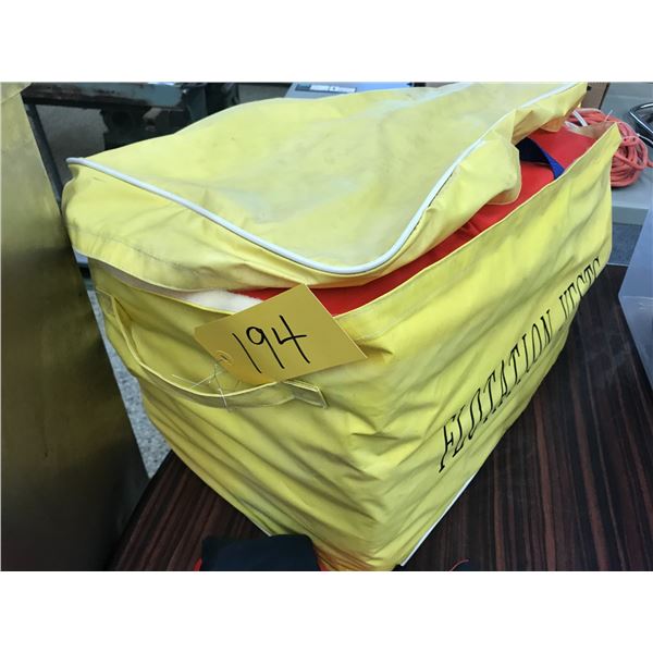 4- Flotation Vests in Yellow Case