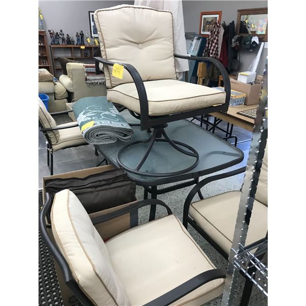 Patio Set c/w 6- Chairs