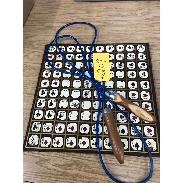 Wood Handled Skipping Rope