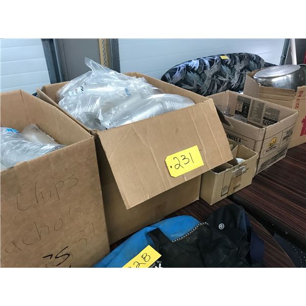 5- Boxes Misc., Cups and Pot