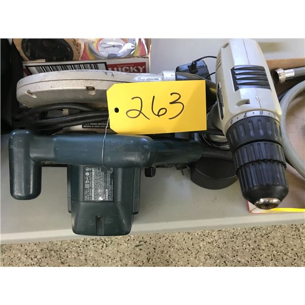 Power Saw and Drill Working