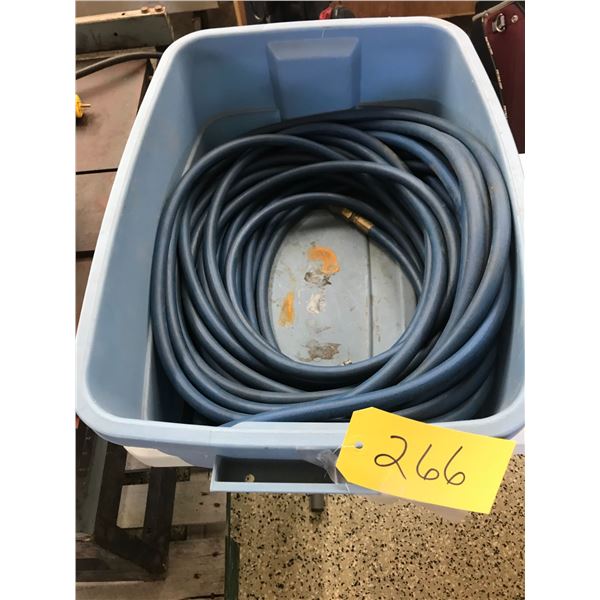 Blue Tub and Air Hose