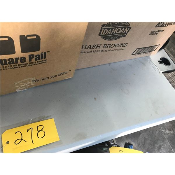 Table With Folding Legs 8ft x 18"