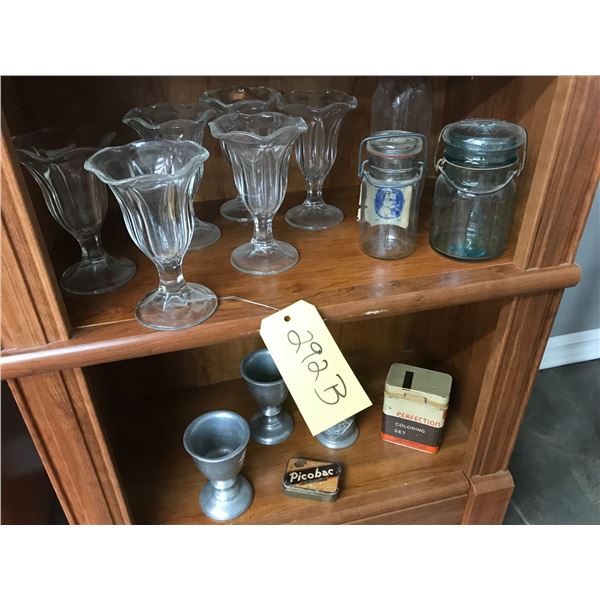 Bottom 2 Shelves, Cups, Sunday Glasses