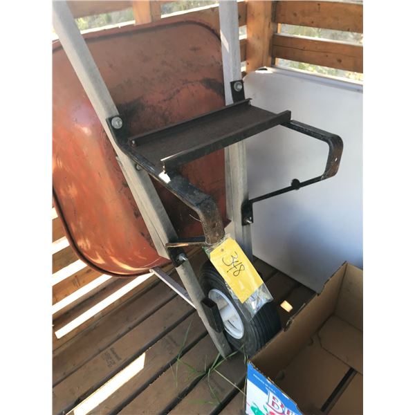 Wheel Barrel, Folding Table (Needs Work)
