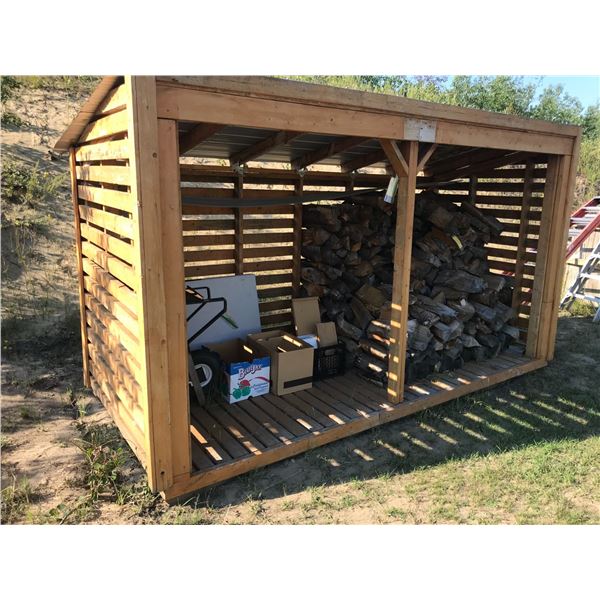 Fire Wood Shed 12.5 Ft x 64" x 7' T