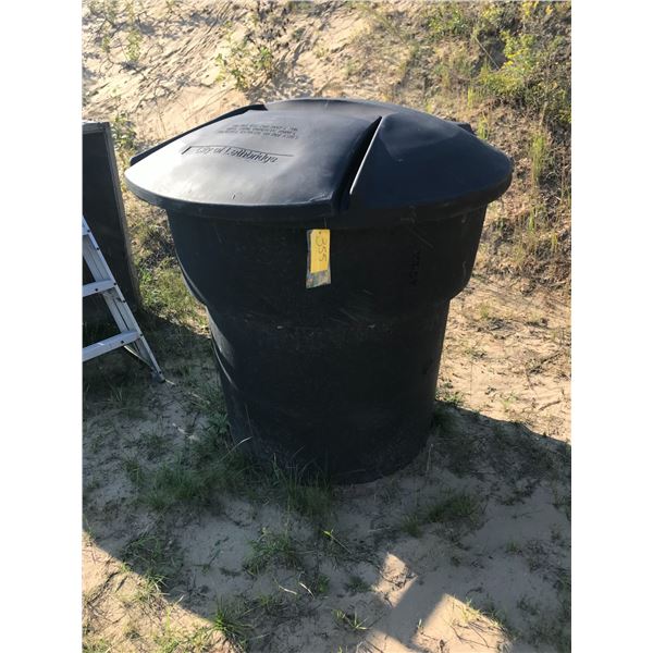 Large Black Storage Bin