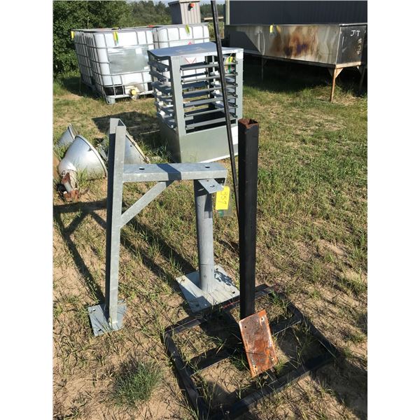 Steel Stands and Sign Post