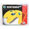 Image 1 : #3 NINTENDO N64 BOXED YELLOW CONTROLLER WORKING!