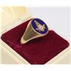 Image 2 : #12 SOLID 10K GOLD RING 4.3 GRAMS  FREEMASONS IN