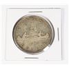 Image 1 : #22 1951 CANADIAN $1 VOYAGEUR SILVER DOLLAR COIN