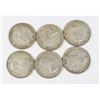 Image 2 : #48 SILVER LOT OF 6 CANADIAN DIMES 10 CENT