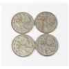 Image 1 : #51 SILVER LOT OF 4 CANADIAN 25 CENT QUARTERS