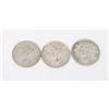 Image 2 : #52 SILVER LOT OF 3 CANADIAN 25 CENT QUARTERS