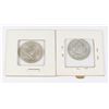 Image 2 : #106  TWO 1963 1964 SILVER AMERICAN QUARTERS 25