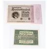 Image 1 : #129 LOT OF 2 GERMAN 10000 MARK + 10 MARK NOTE