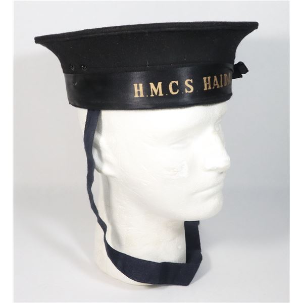 #203  ROYAL CANADIAN NAVY HMCS HAIDA 1955 HAT