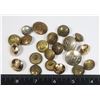 Image 1 : #311 LARGE MIXED MILITARY BUTTON LOT