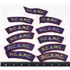 Image 1 : #322 LOT OF 11 ROYAL CANADIAN ARMY MEDICAL