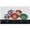 Image 1 : #361 LOT OF 5 ASSORTED POLICE PINS EDMONTON