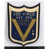 Image 1 : #390 UNITED STATES NAVY PLAQUE USS VIREO 1955