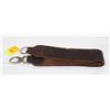 Image 1 : #394 ANTIQUE LEATHER SHAVING STROP