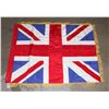 Image 1 : #468 LARGE BRITISH UNION JACK FLAG GOLD