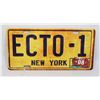 Image 1 : #699 GHOSTBUSTERS ECTO-1 NEW YORK LICENCE PLATE