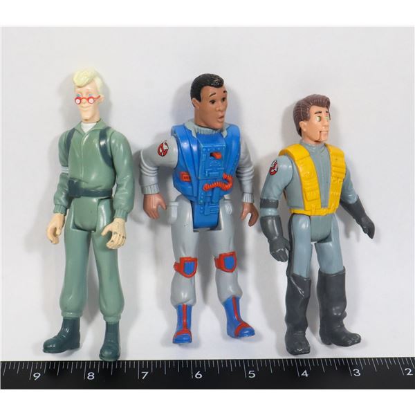 #701 LOT OF 3  KENNER THE REAL GHOSTBUSTERS