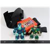 Image 1 : #711  RARE BATTLE BEASTS BELT + 2 FIGURES HASBRO
