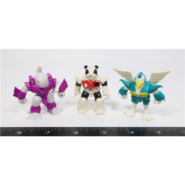 #713 LOT OF 3 BATTLE BEASTS COLONEL BIRD