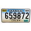 Image 1 : #1128 PANAMA 2001 65987 LICENSE PLATE