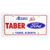 Image 1 : #1143 TABER ALBERTA FORD  LICENSE PLATE