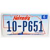Image 1 : #1178 NEBRASKA 10-PS51 2006 LICENSE PLATE
