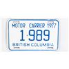 Image 1 : #1191 BRITISH COLUMBIA MOTOR CARRIER