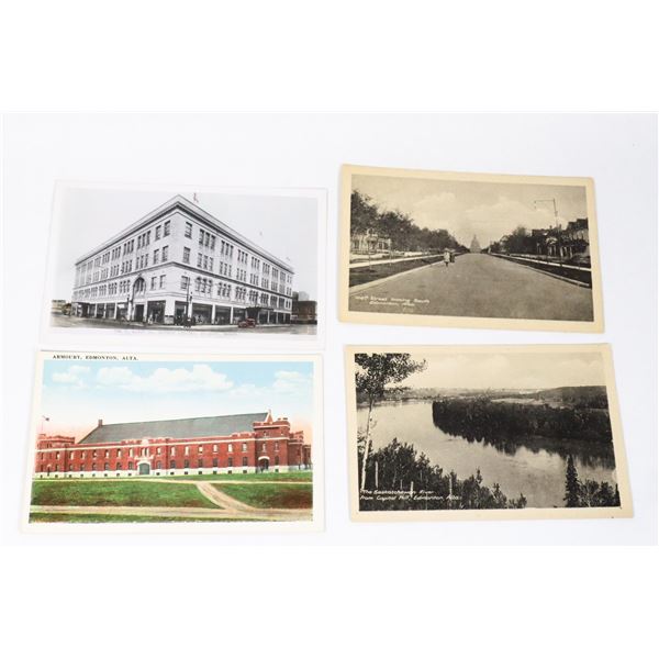 #1225 LOT OF 4 VINTAGE EDMONTON ALBERTA